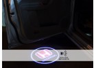 Проекция на двери с эмблемой Honda
